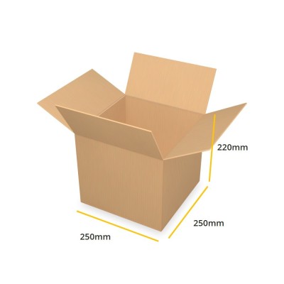 Brown cardboard box K330 B 250x250x220