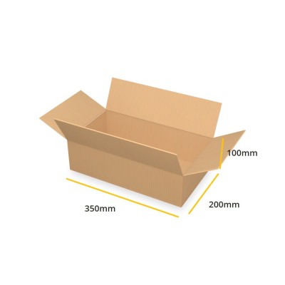 Scatola americana marrone K351 B 350x200x100