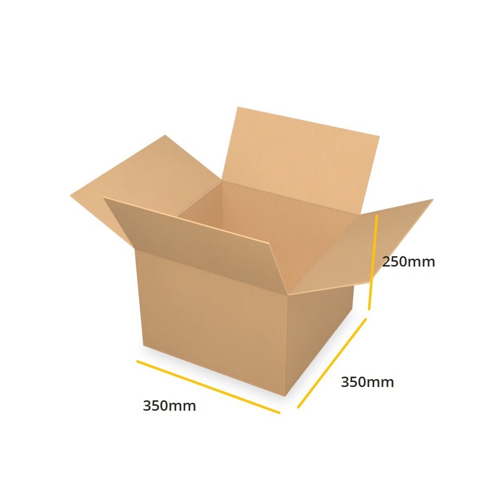 Brown cardboard box K362 B 350x350x250 Brown cardboard box K362 B 350x350x250