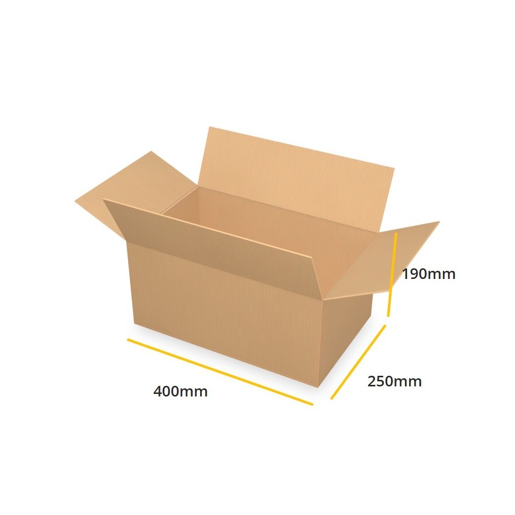 Caisse américaine brune K369 B 400x250x190