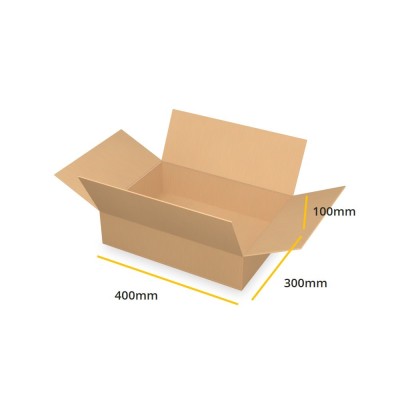 Scatola americana marrone K373 B 400x300x100