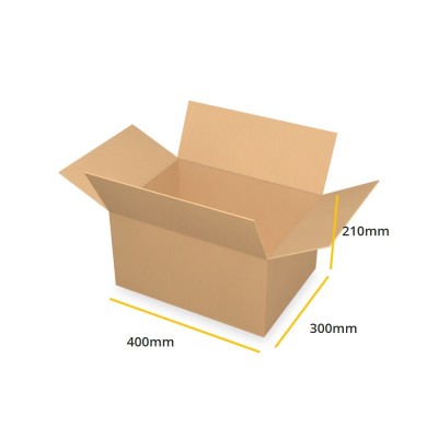 Cutie din carton maro K378 B 400x300x210