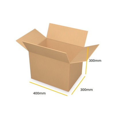 Brun papkasse K379 B 400x300x300