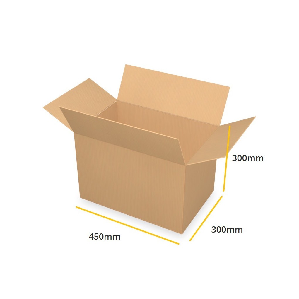Cutie din carton maro K391 B 450x300x300