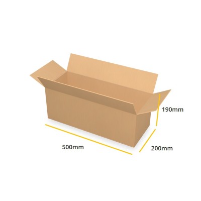 Caisse américaine brune K395 B 500x200x190