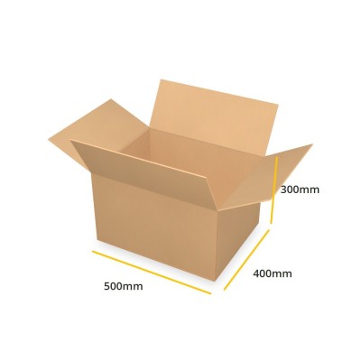 Caja de cartón marrón K415 EB 500x400x300