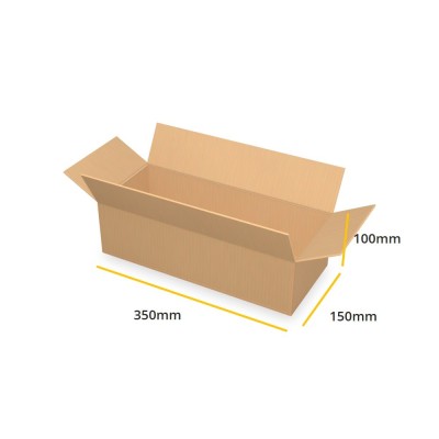 Brown cardboard box K454 B 350x150x100