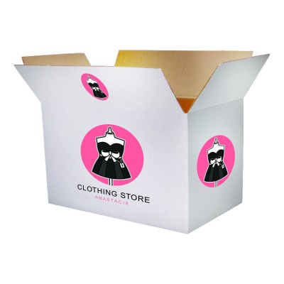 Brown cardboard box 300x200x100