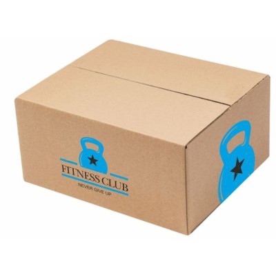 Caja de cartón marrón 400x400x200