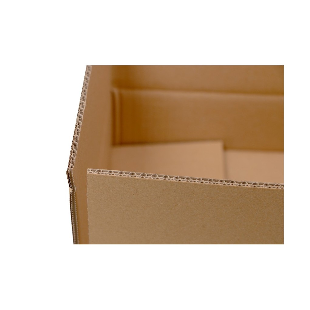 Hnědá klopová krabice K004 BC 350x250x70