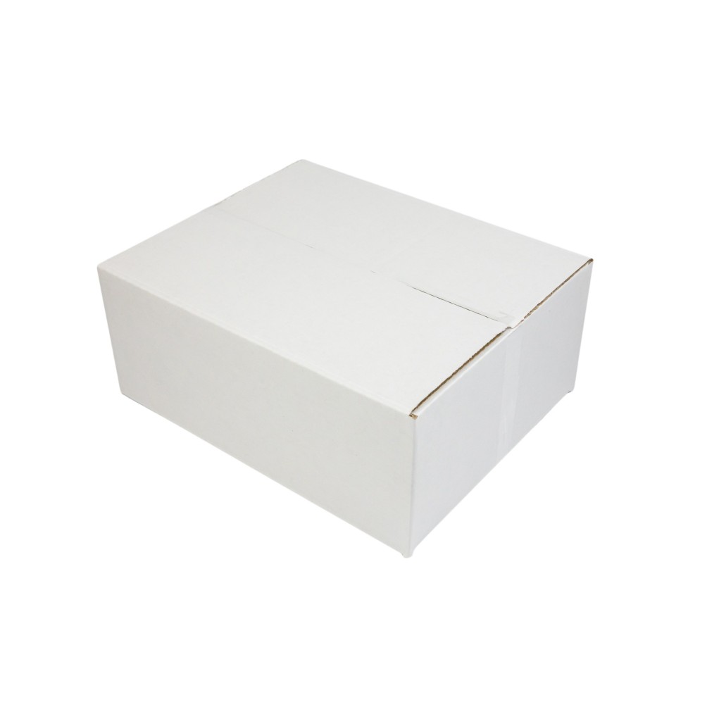 Fehér hullámkarton doboz K111 250x200x100 Fehér hullámkarton doboz K111 250x200x100