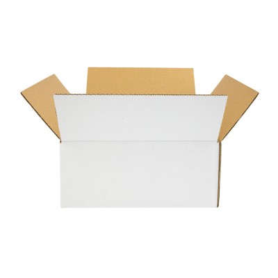 Valkoinen aaltopahvilaatikko K111 250x200x100 Valkoinen aaltopahvilaatikko K111 250x200x100