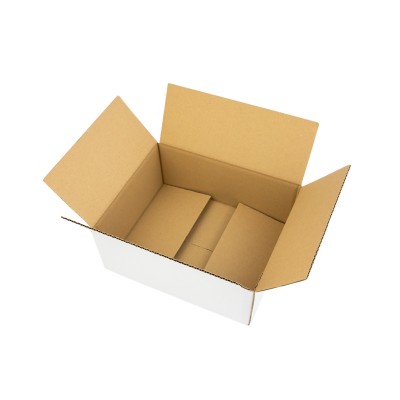 Fehér hullámkarton doboz K111 250x200x100 Fehér hullámkarton doboz K111 250x200x100