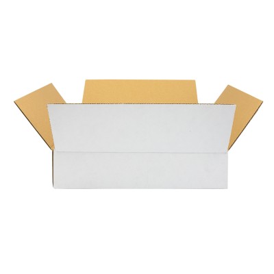 Caja de cartón blanco K081 350x250x70 Inpost taquillas tamaño A