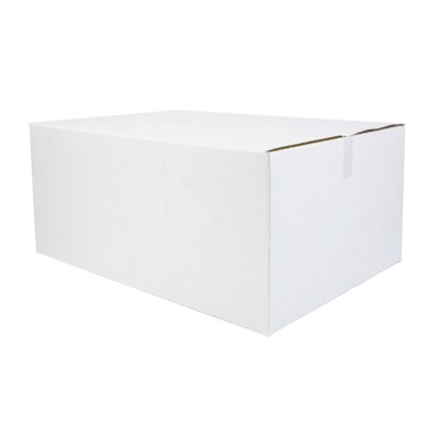 Fehér hullámkarton doboz K097 350x250x150 Fehér hullámkarton doboz K097 350x250x150