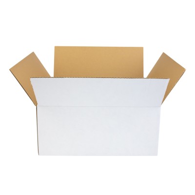 Hvid papkasse K097 350x250x150