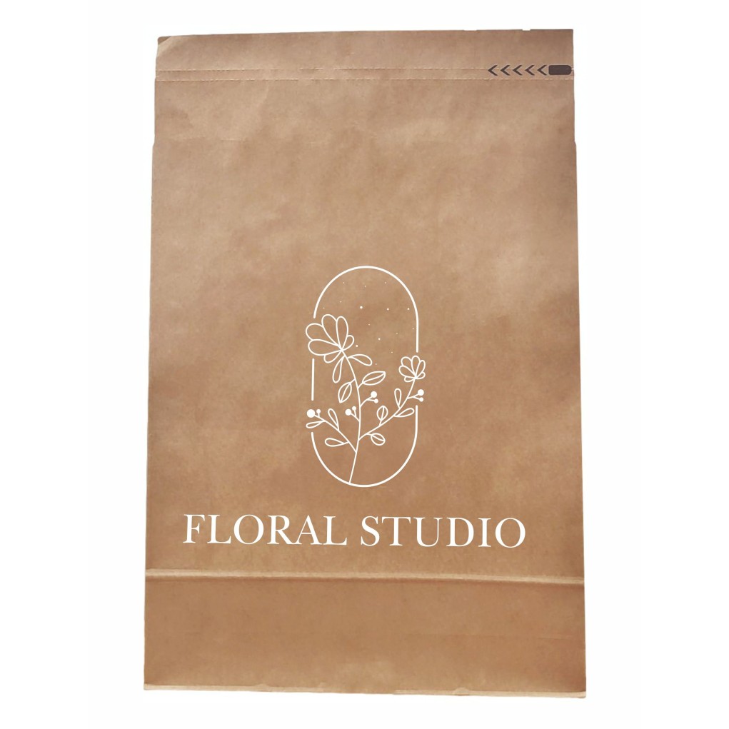 250x350x50 Paper shipping bag Papieropak e-Green with one-sided print 250x350x50 Paper shipping bag Papieropak e-Green with one-sided print