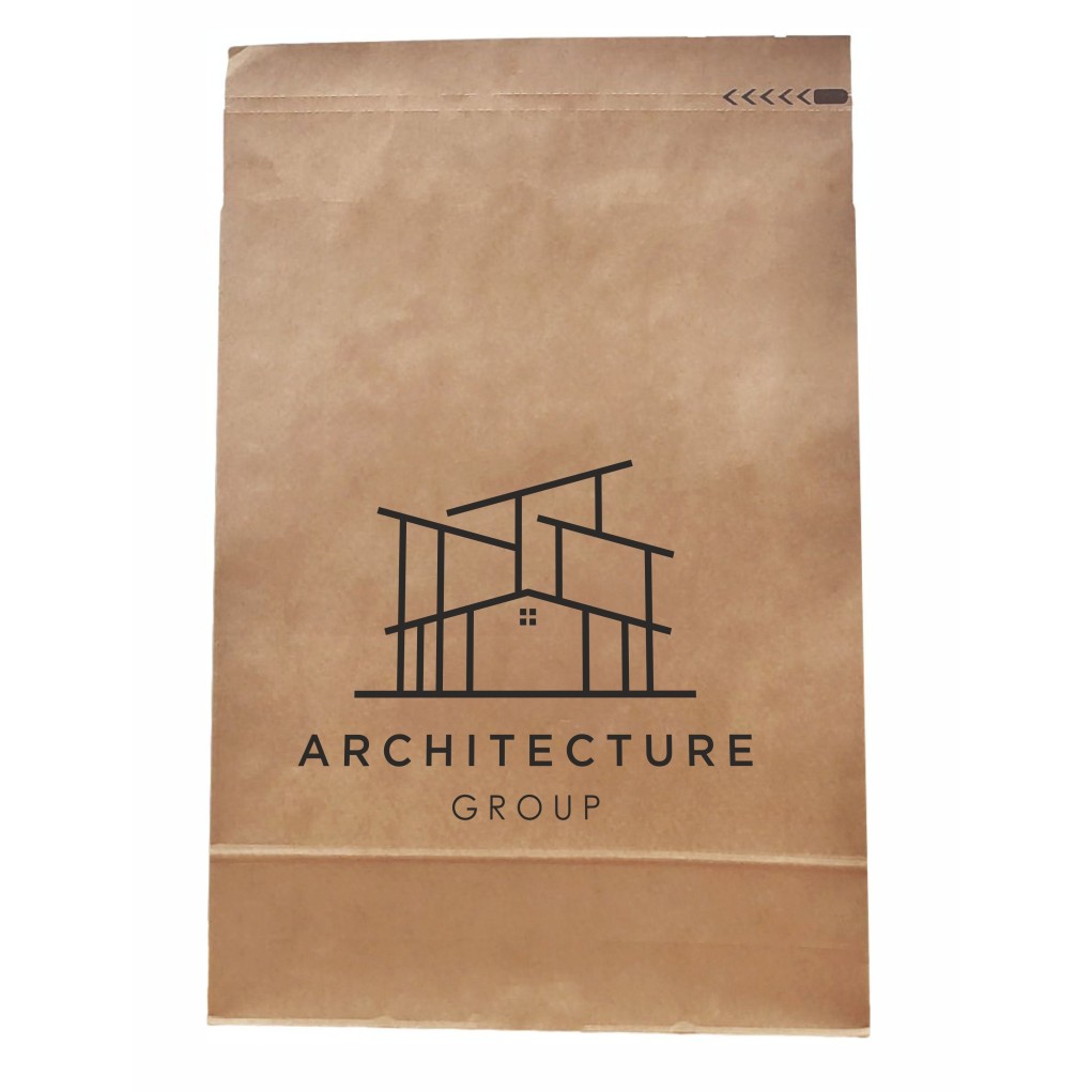 250x350x50 Paper shipping bag Papieropak e-Green with one-sided print 250x350x50 Paper shipping bag Papieropak e-Green with one-sided print