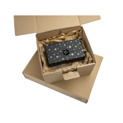 Seidenpapier schwarzes Punktmuster (Packung mit 240 Stück) Seidenpapier schwarzes Punktmuster (Packung mit 240 Stück)
