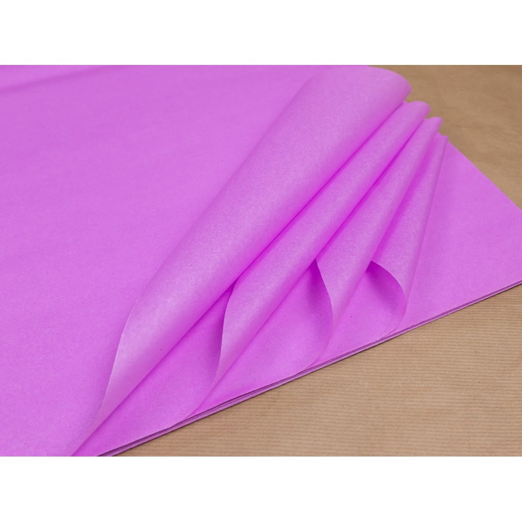 Decorative tissue paper for packaging mauve (pack of 240 pcs.)