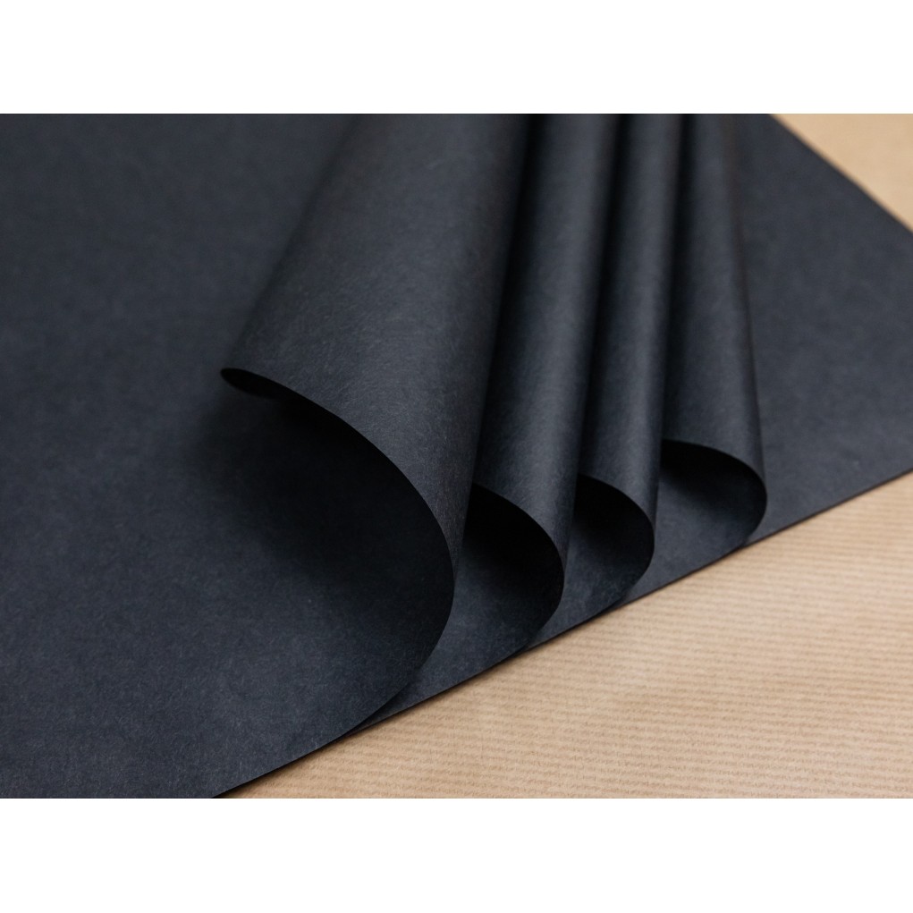 Decorative black tissue paper for packing (package of 240 pcs.)