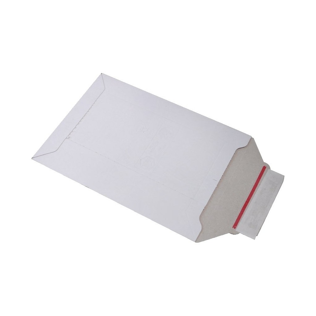 Witte envelop van massief karton TP250 295x375