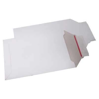 Biała koperta z tektury litej TP230 240x315 Biała koperta z tektury litej TP230 240x315