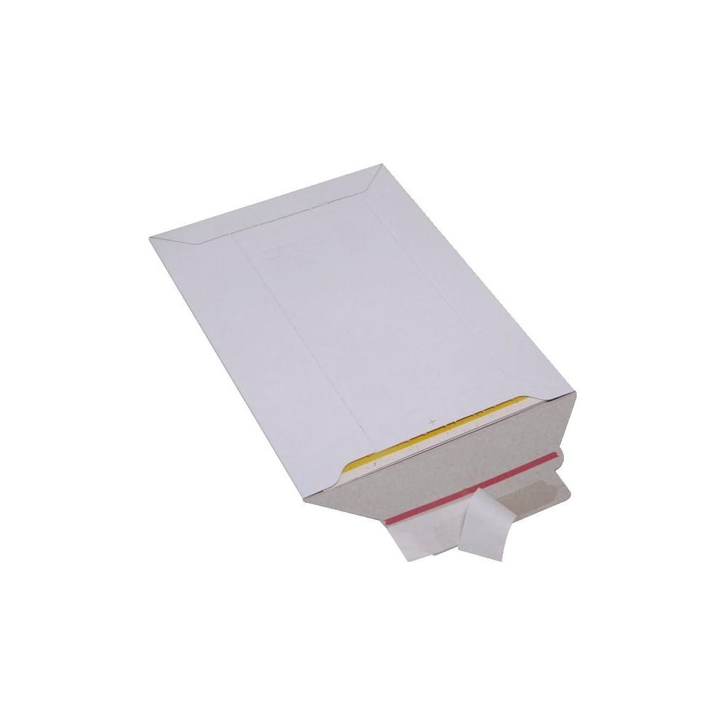 White solid cardboard envelope A4 TP230 240x315