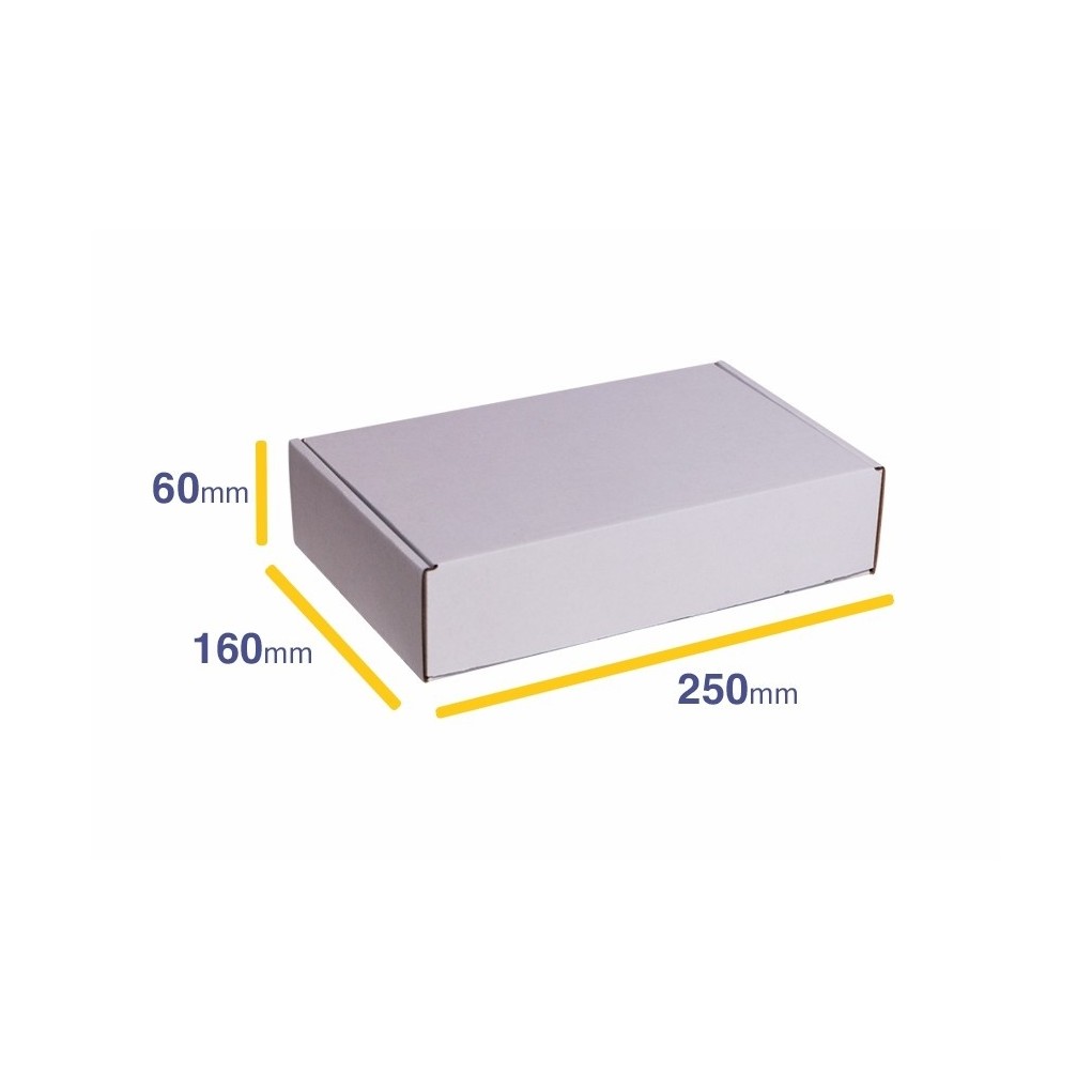 Valge postikarp D15 250x160x60