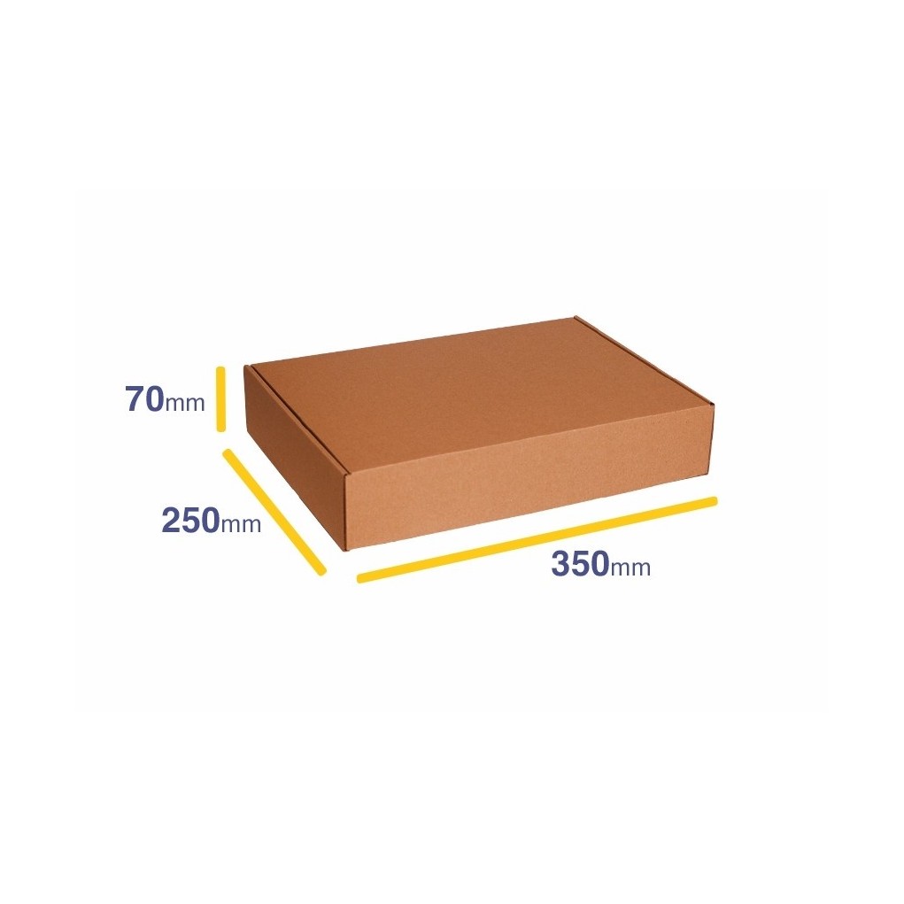 Braune stilvolle Box D20 350x250x70