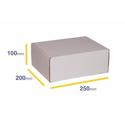 Balta pasta kaste D35 250x200x100