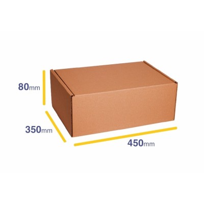 Scatola a valigetta marrone D40 450x350x80