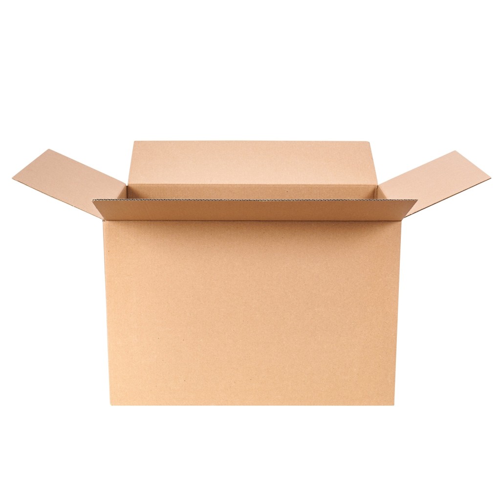 Caja de mudanza marrón con asas K015 600x400x400