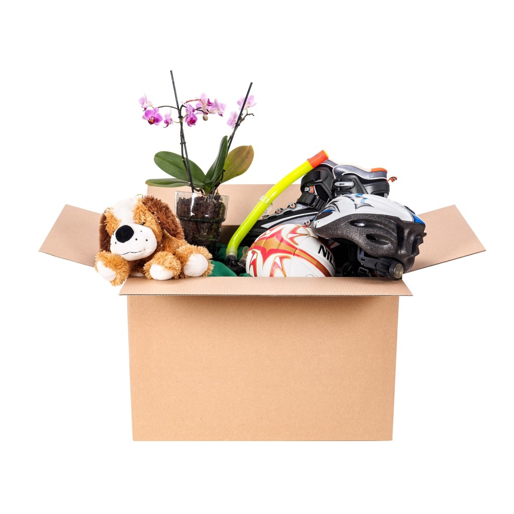 Caja de mudanza marrón con asas K015 600x400x400