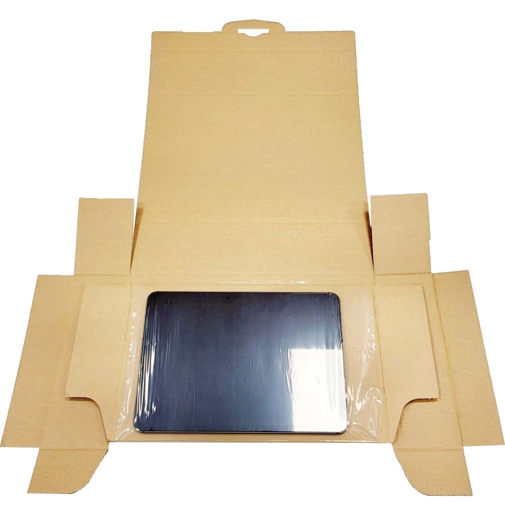 Verpakking met beschermfolie Fixbox FB60 310x200x50 voor tabletverzending Verpakking met beschermfolie Fixbox FB60 310x200x50 voor tabletverzending