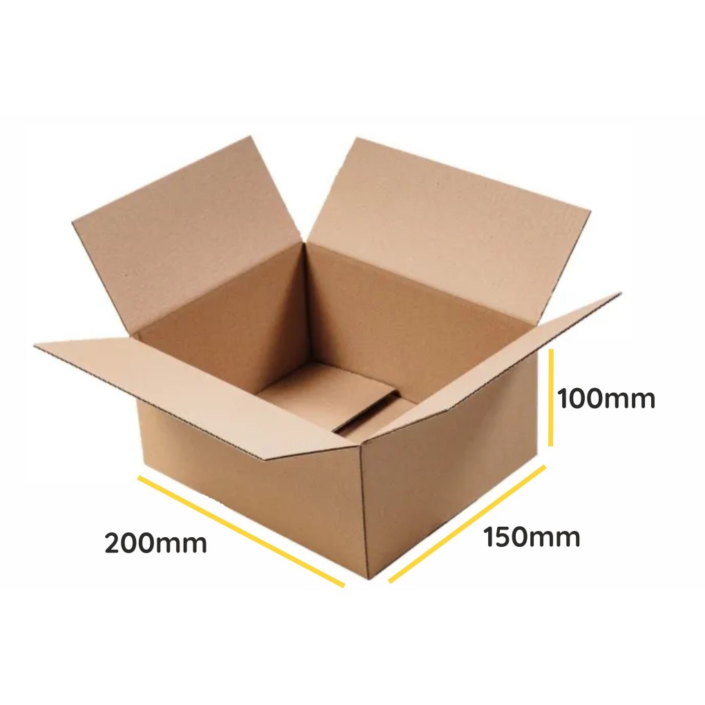 Brown flap cardboard K130 200x150x100