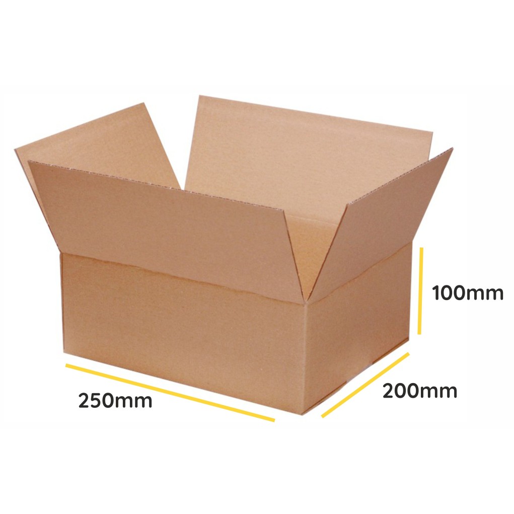 Brown Flap Box K110 250x200x100