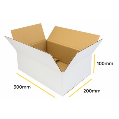 Brown cardboard box K101 300x200x100