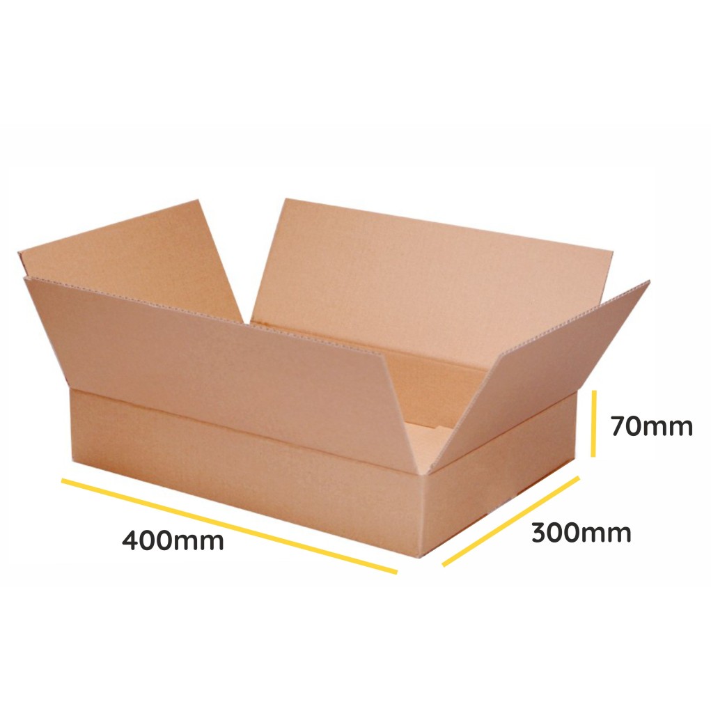 Brown flap box K070 400x300x70 Inpost parcel lockers size A