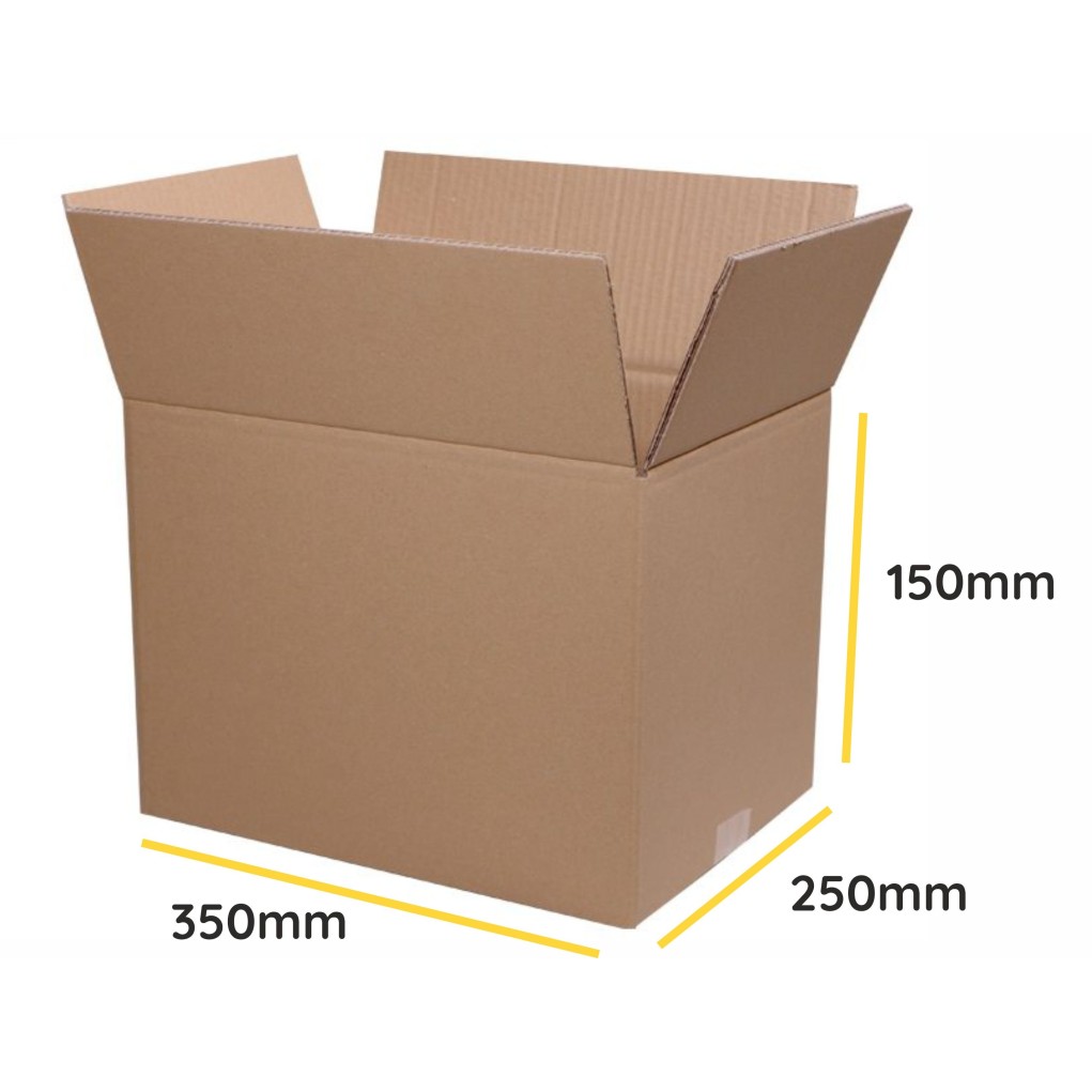 Brown folding cardboard K034 BC 350x250x150