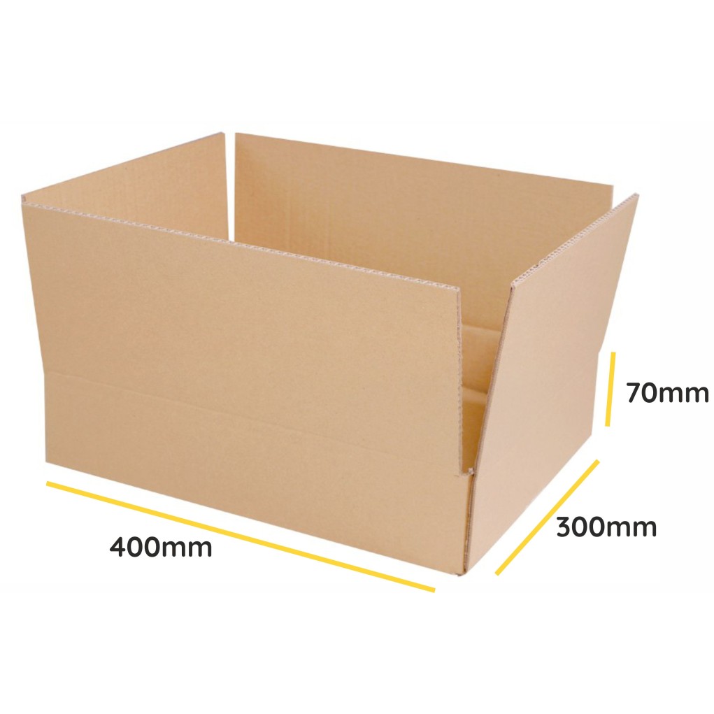 Brown folding cardboard K002 BC 400x300x70 Inpost parcel lockers size A