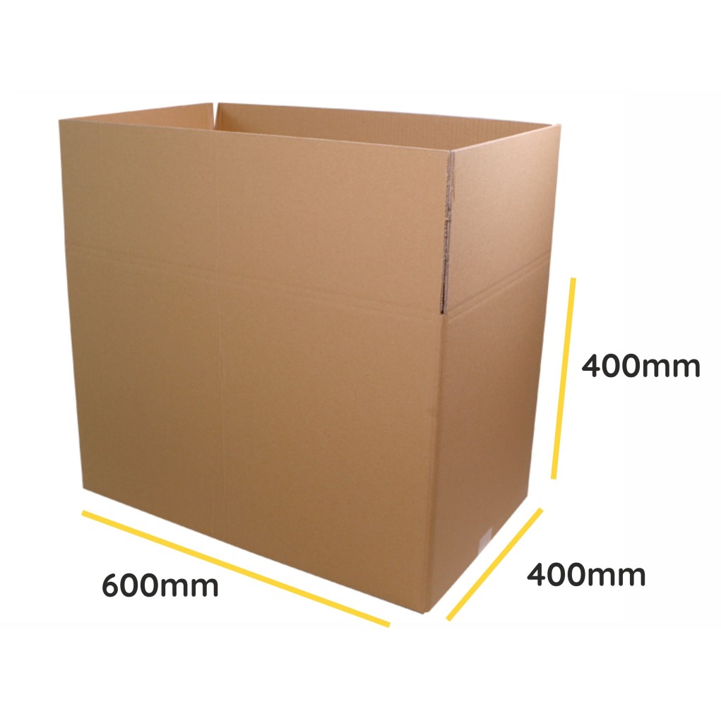 Brown cardboard box K020 BC 600x400x400