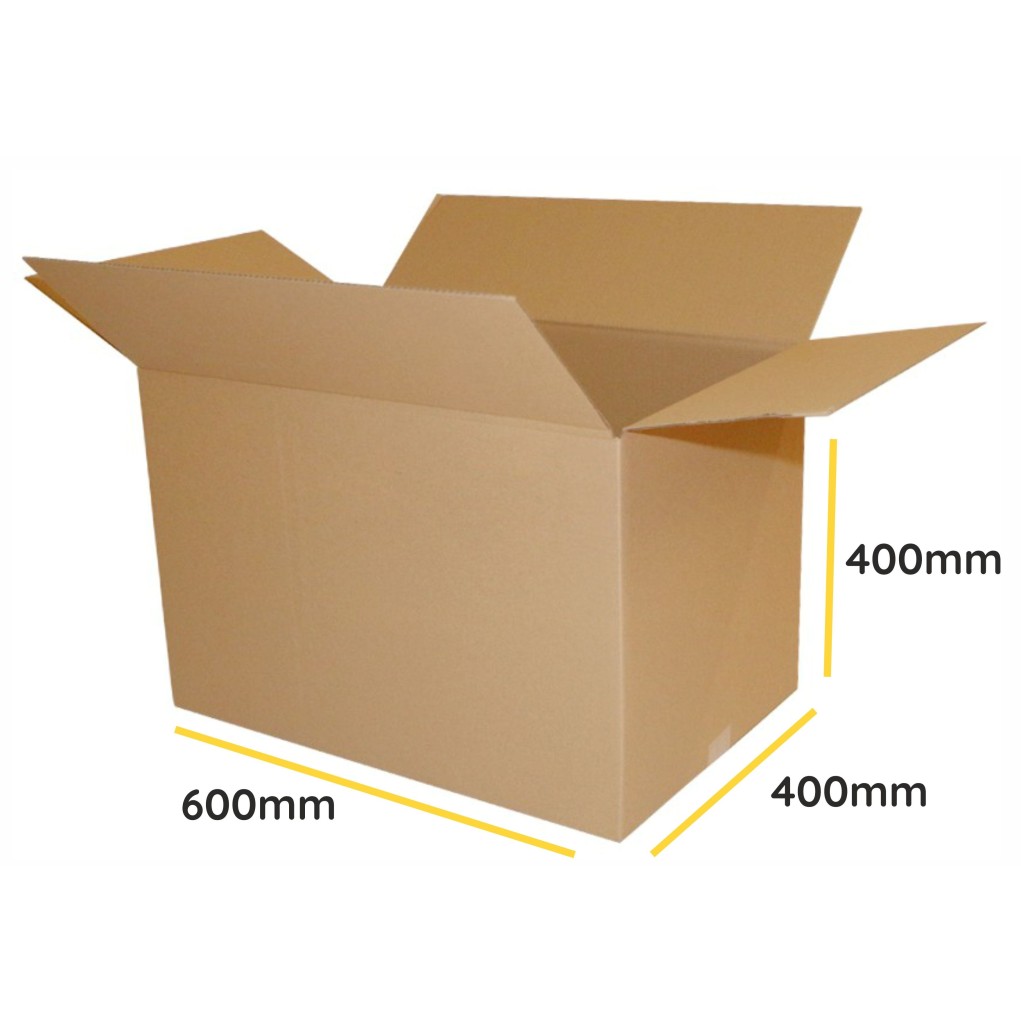 Brown flap cardboard box K010 600x400x400