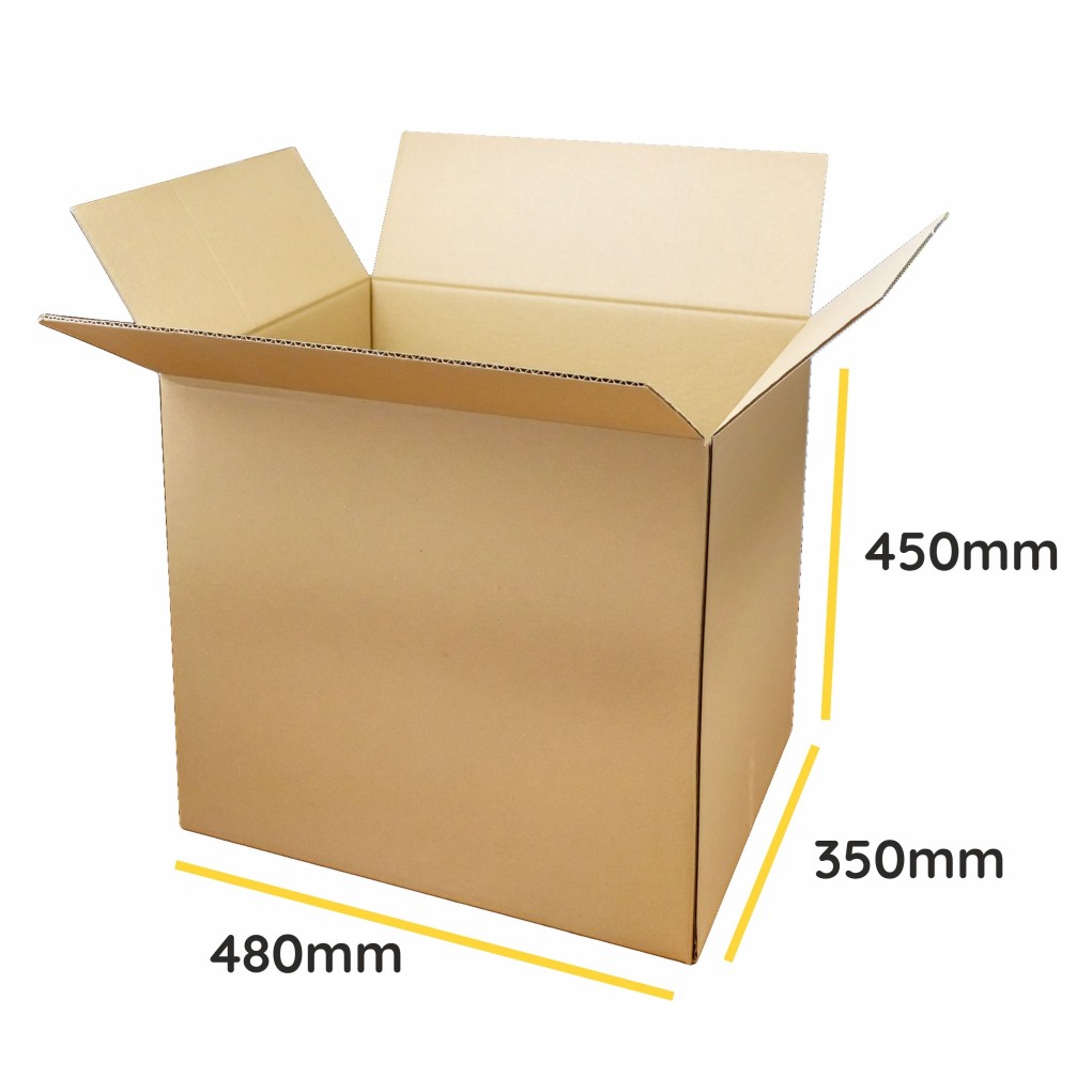 Brown flap cardboard K140 480x350x450