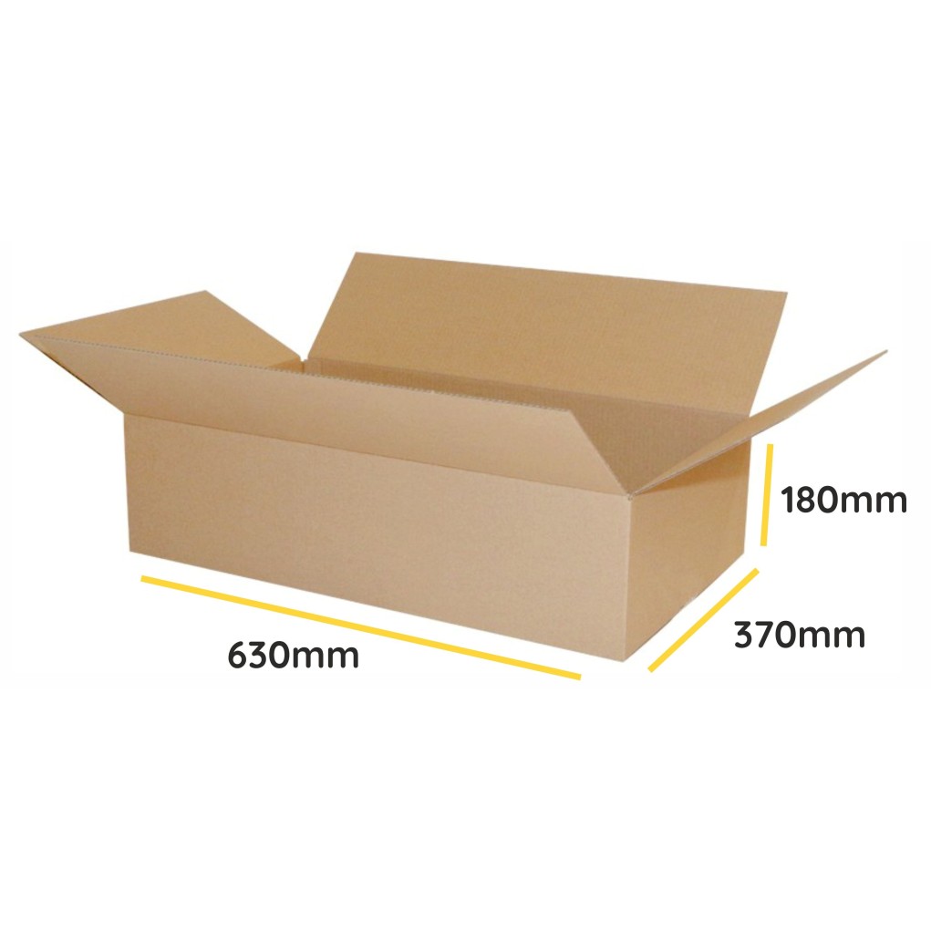 Brown flap cardboard box K008 630x370x180 Inpost parcel lockers size B