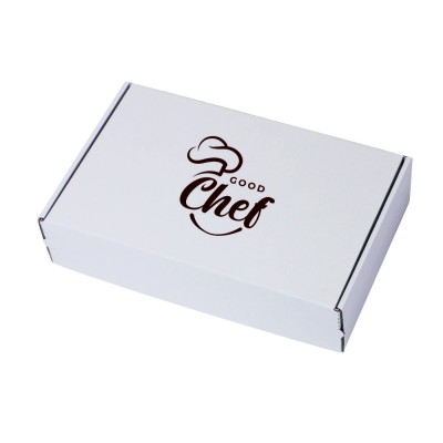 Weißer Versandkarton SendBox 427 mit Druck 290x185x70 Weißer Versandkarton SendBox 427 mit Druck 290x185x70