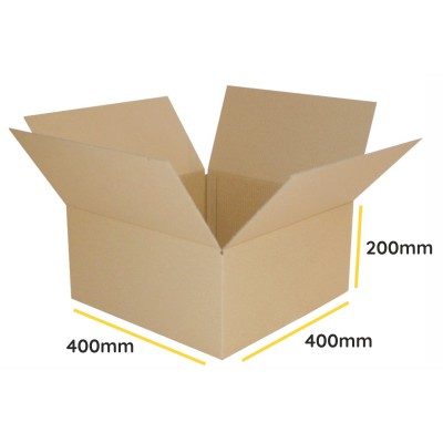 Brown cardboard box K050 400x400x200