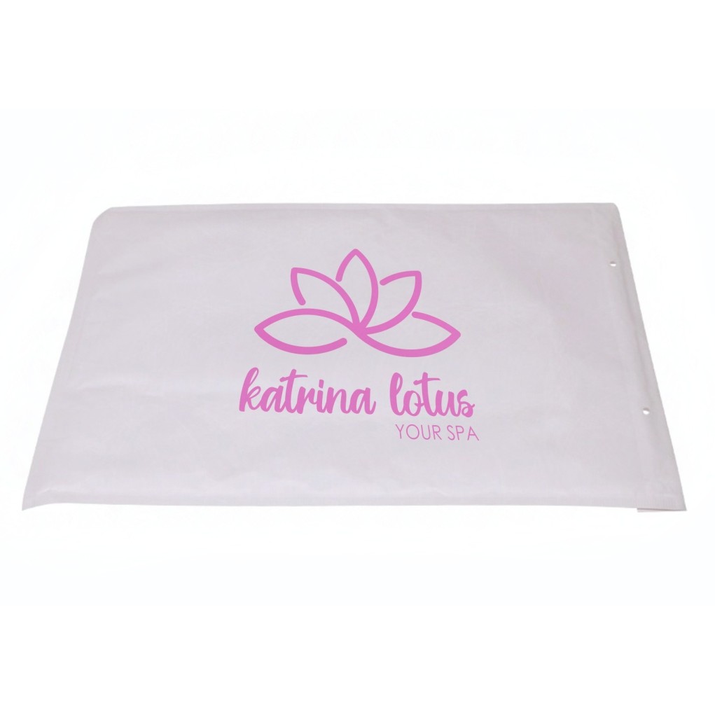 Bubbelkuvert med tryck på ena sidan 250x350 G17 vit