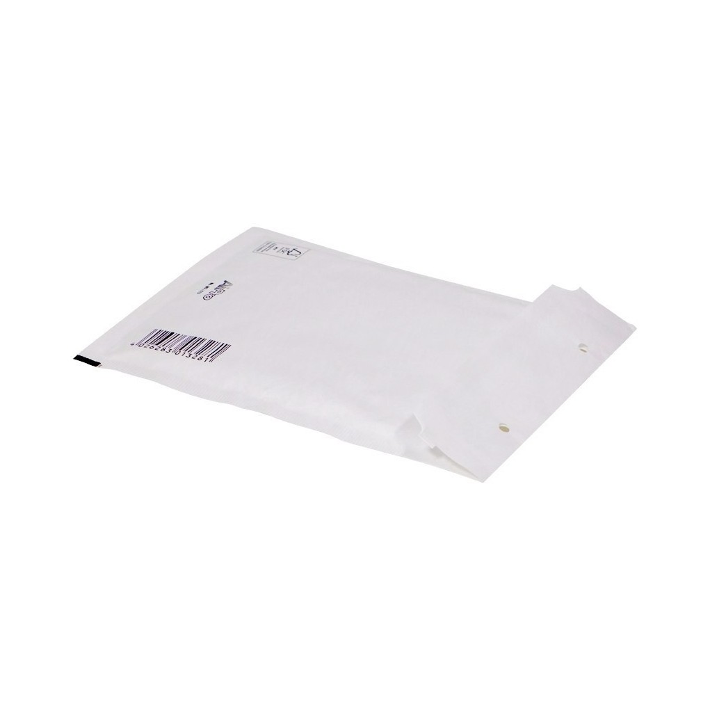 Bubbelkuvert med tryck på ena sidan 250x350 G17 vit