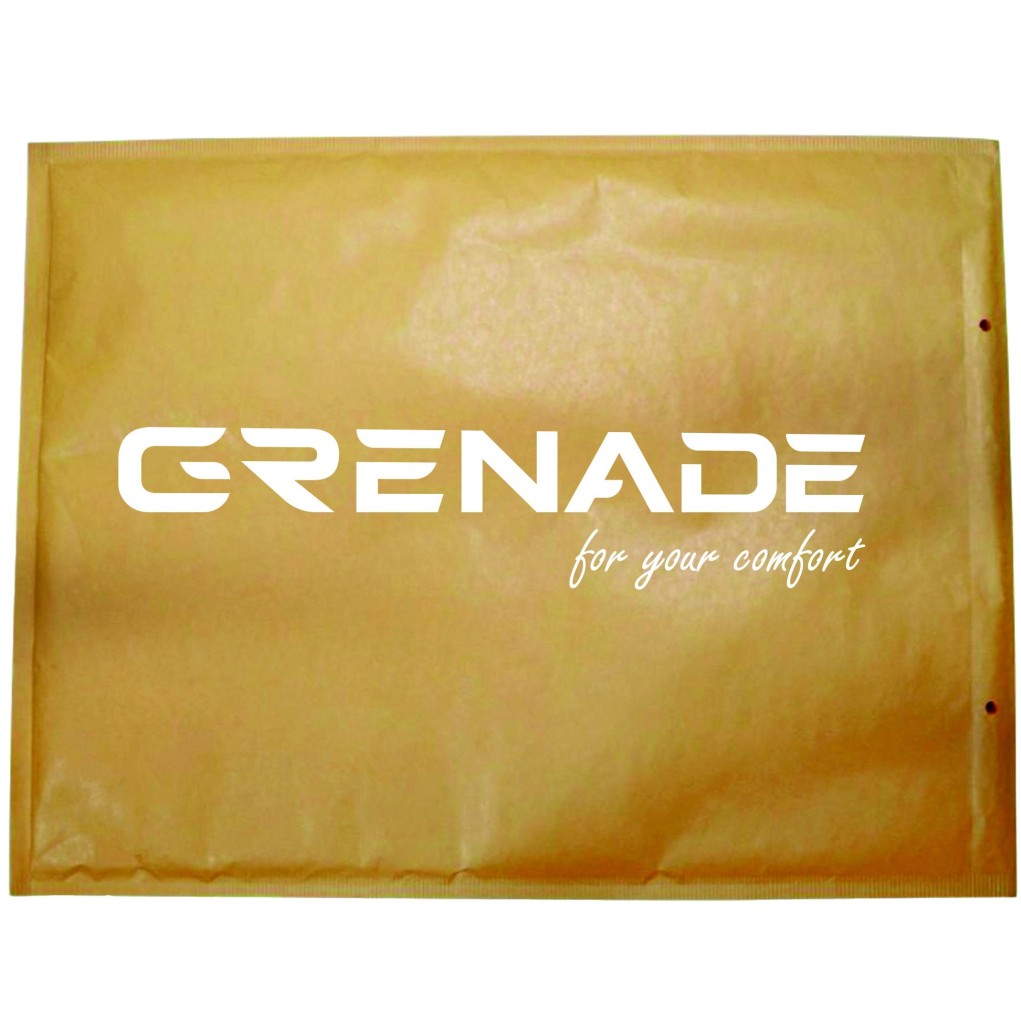 Egyoldalasan nyomtatott buborékos boríték 370x480 K20 barna Egyoldalasan nyomtatott buborékos boríték 370x480 K20 barna